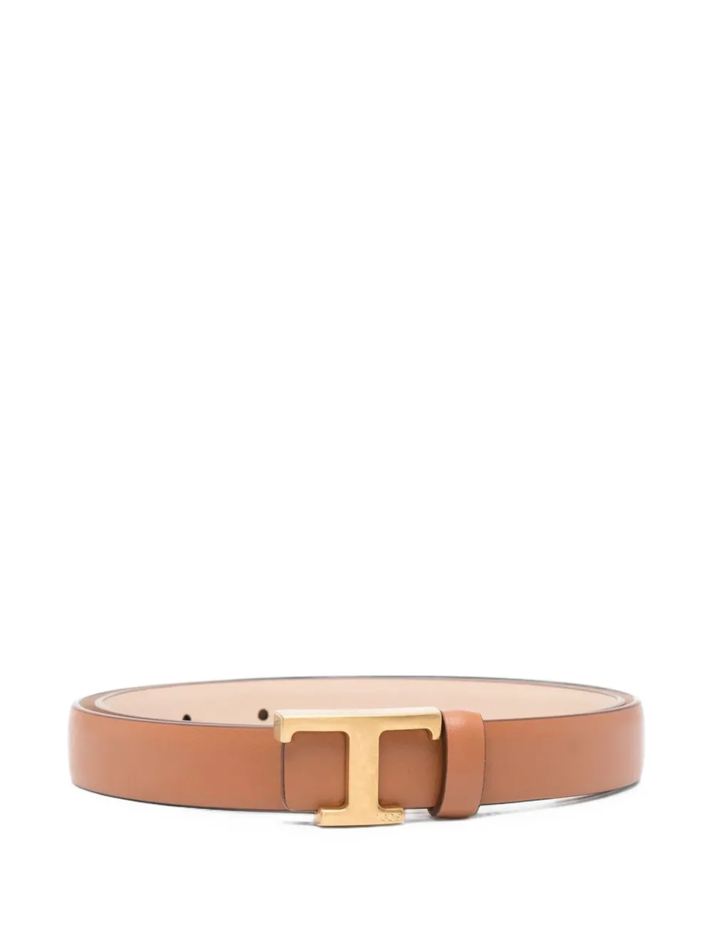 Tod's T Timeless reversible belt - Marrone