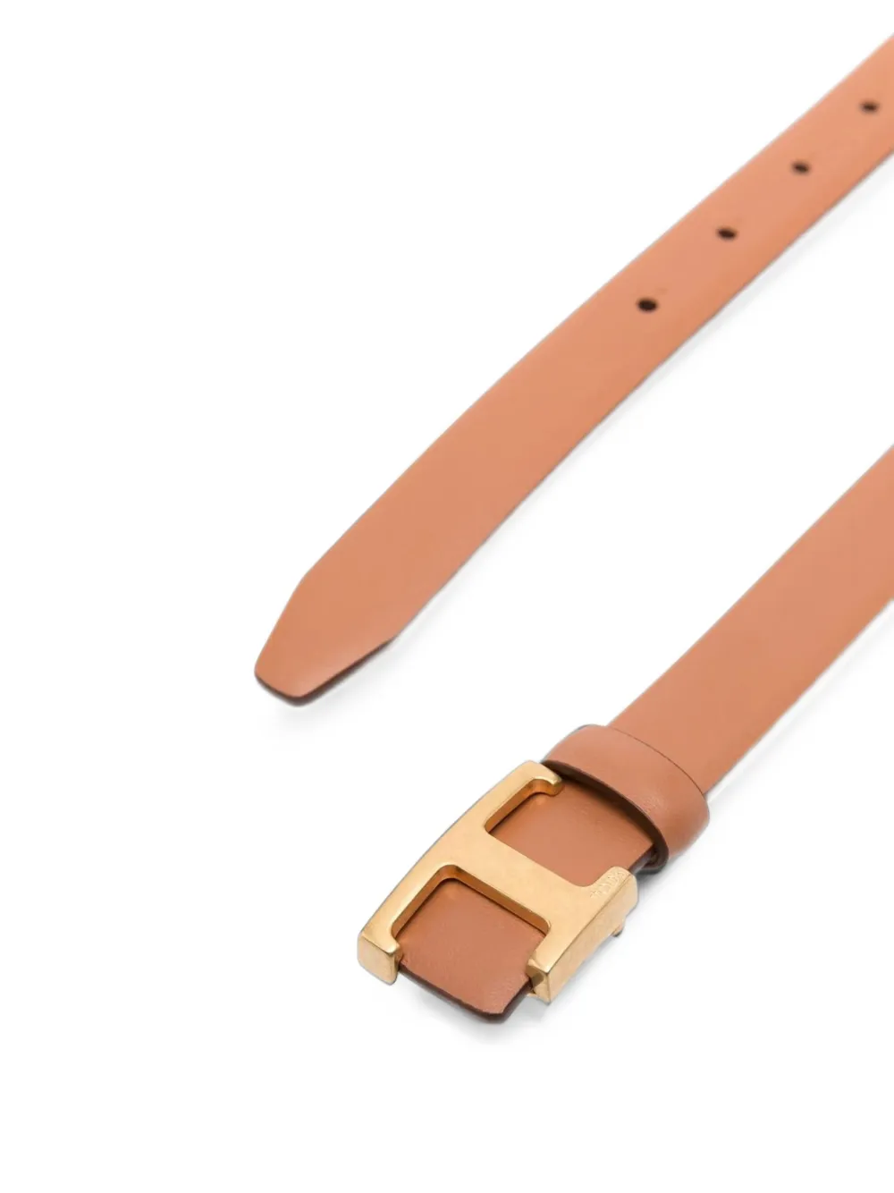 Tod's T Timeless reversible belt in leather Bruin