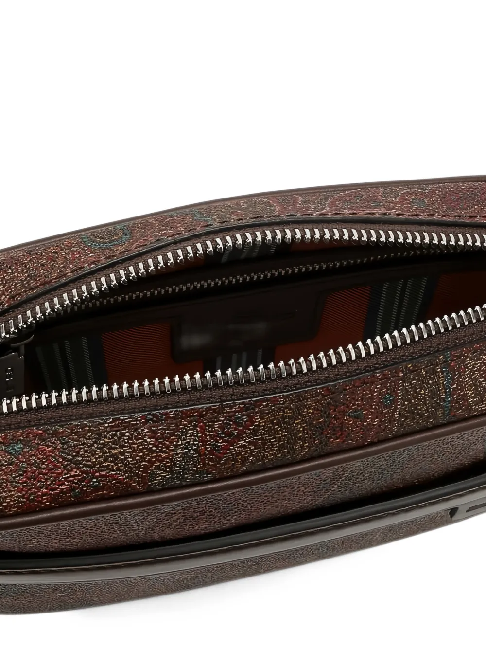 ETRO Arnica paisley-print messenger bag Bruin