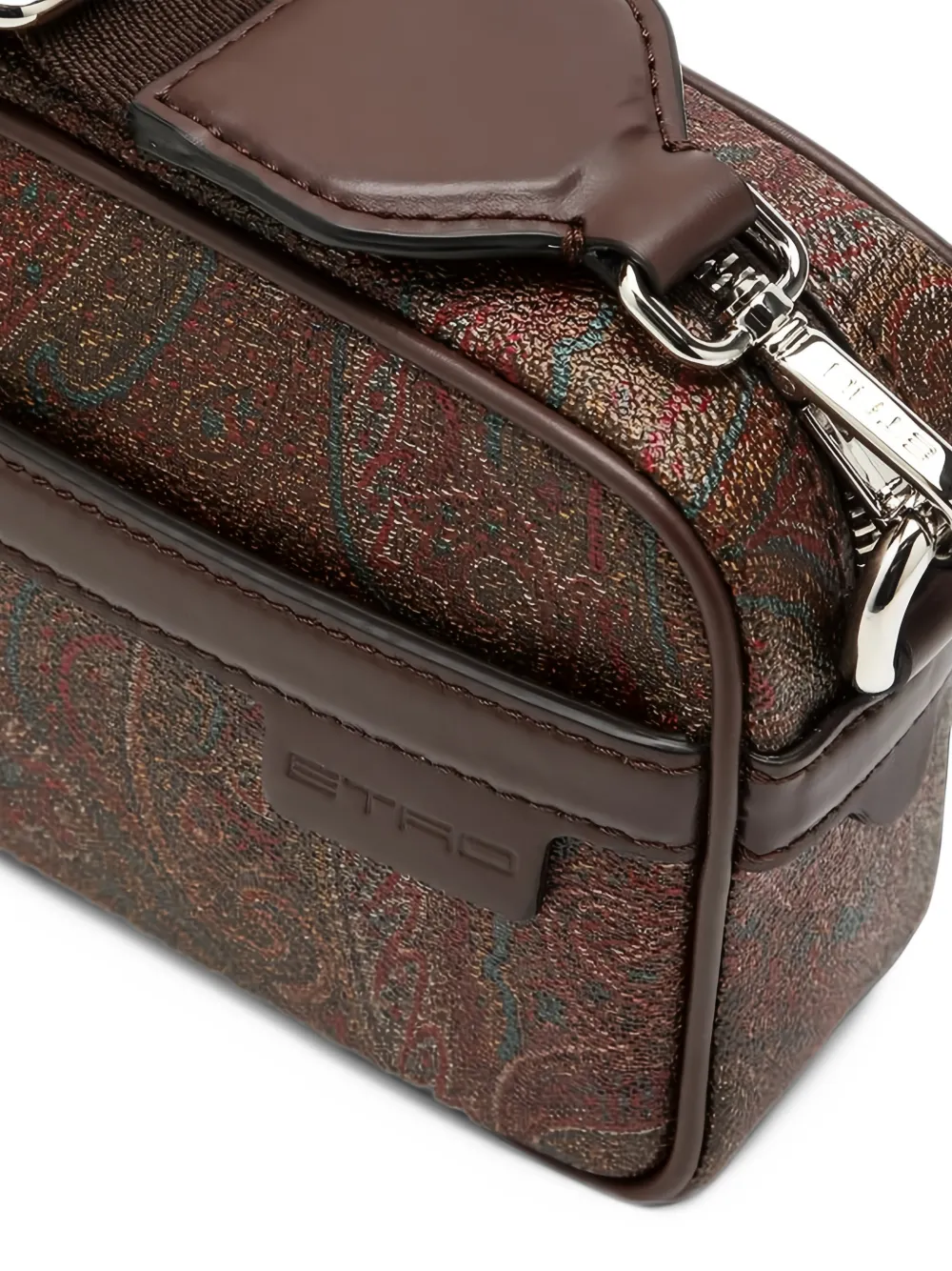 ETRO Arnica paisley-print messenger bag Bruin