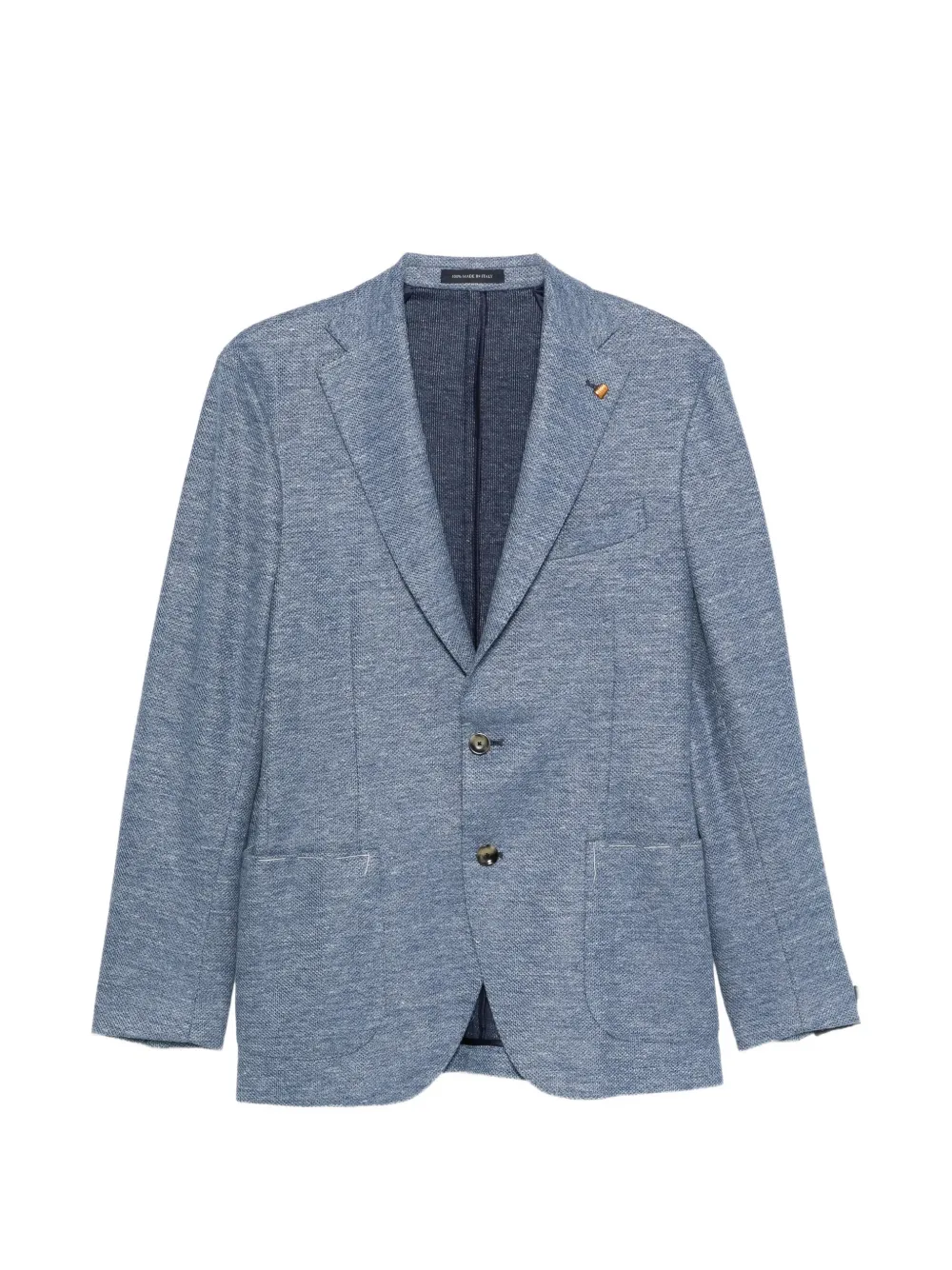 Sartoria Latorre notch-lapel single-breasted blazer - Bleu Sartoria Latorre notch-lapel single-breasted blazer - Bleu