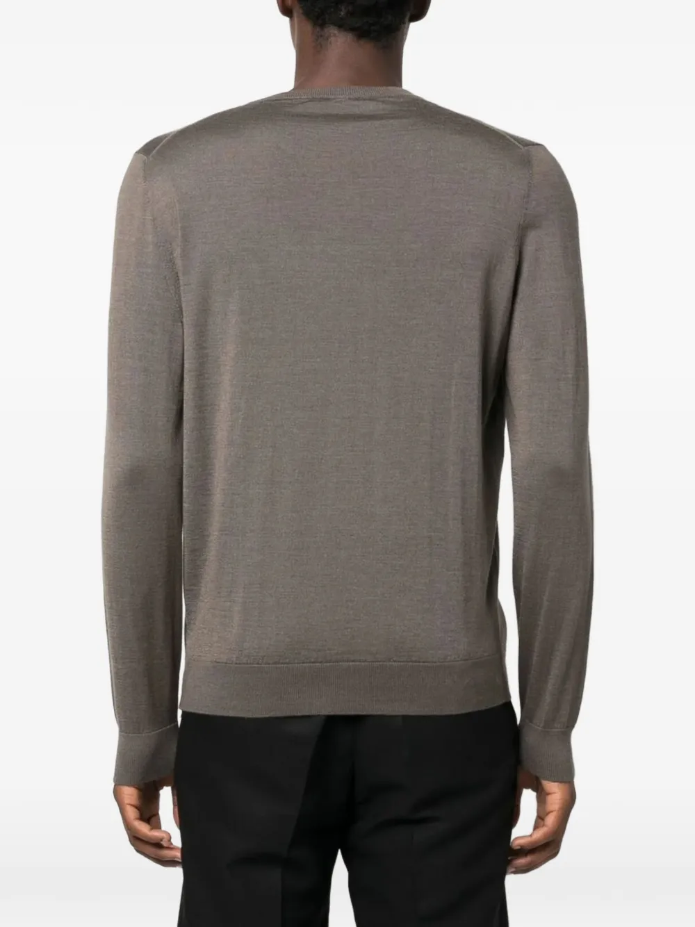 Colombo V-neck sweater Grijs