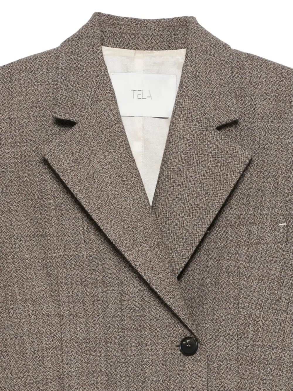 Tela cropped raw-edge jacket Bruin