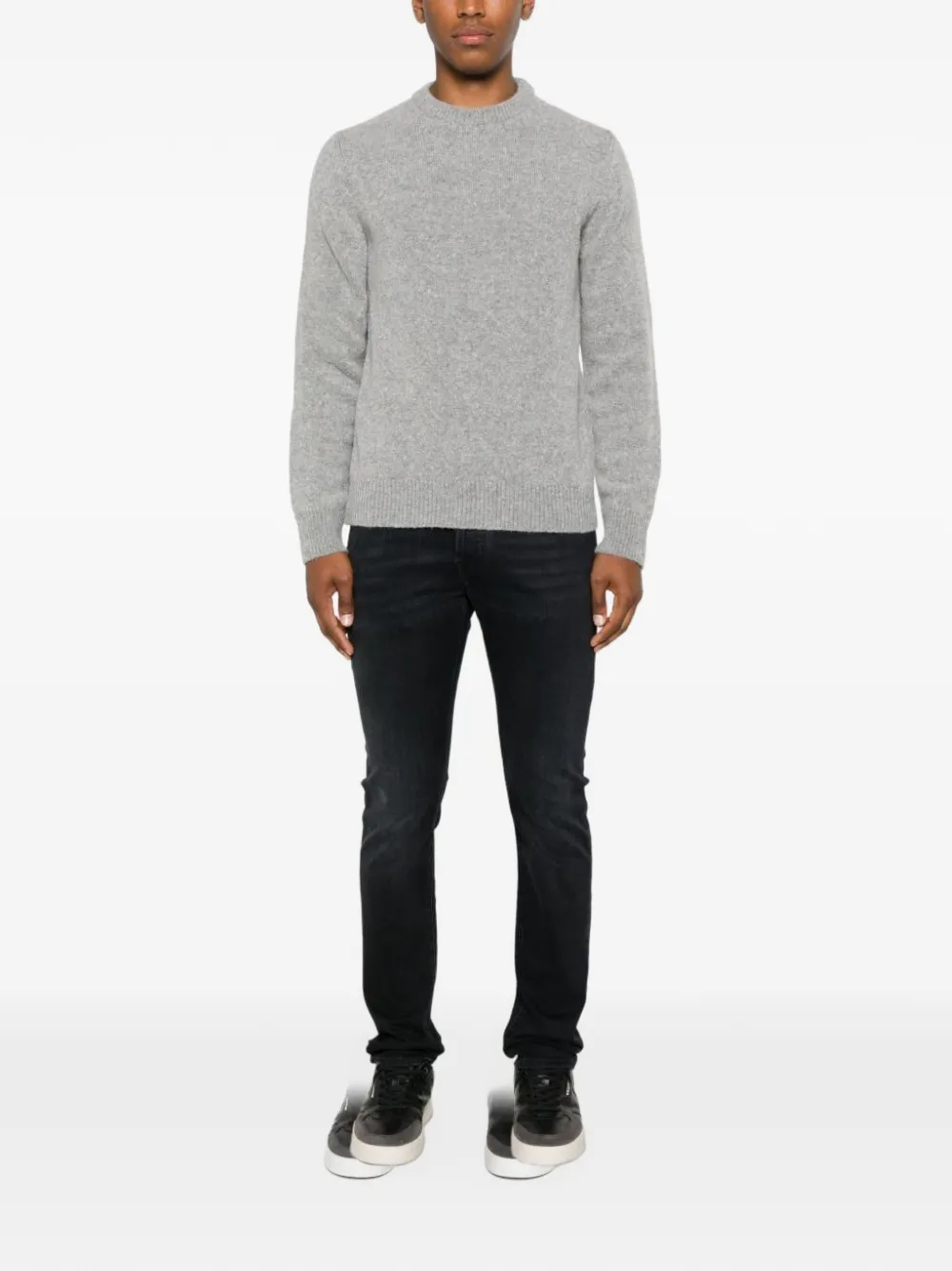Jacob Cohën faded-effect slim-fit jeans Zwart