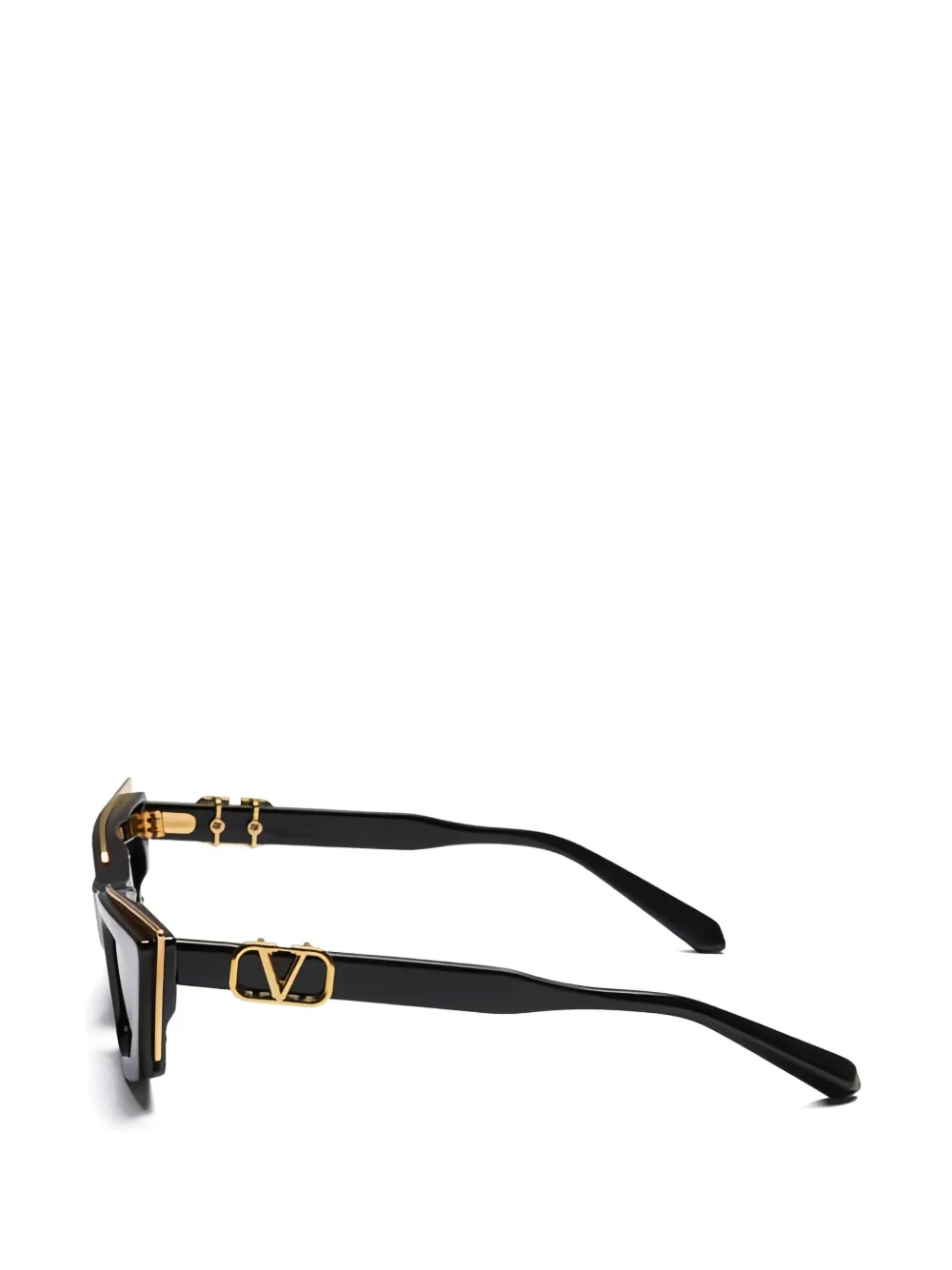 Valentino Garavani V-Goldcut-I cat-eye sunglasses Zwart