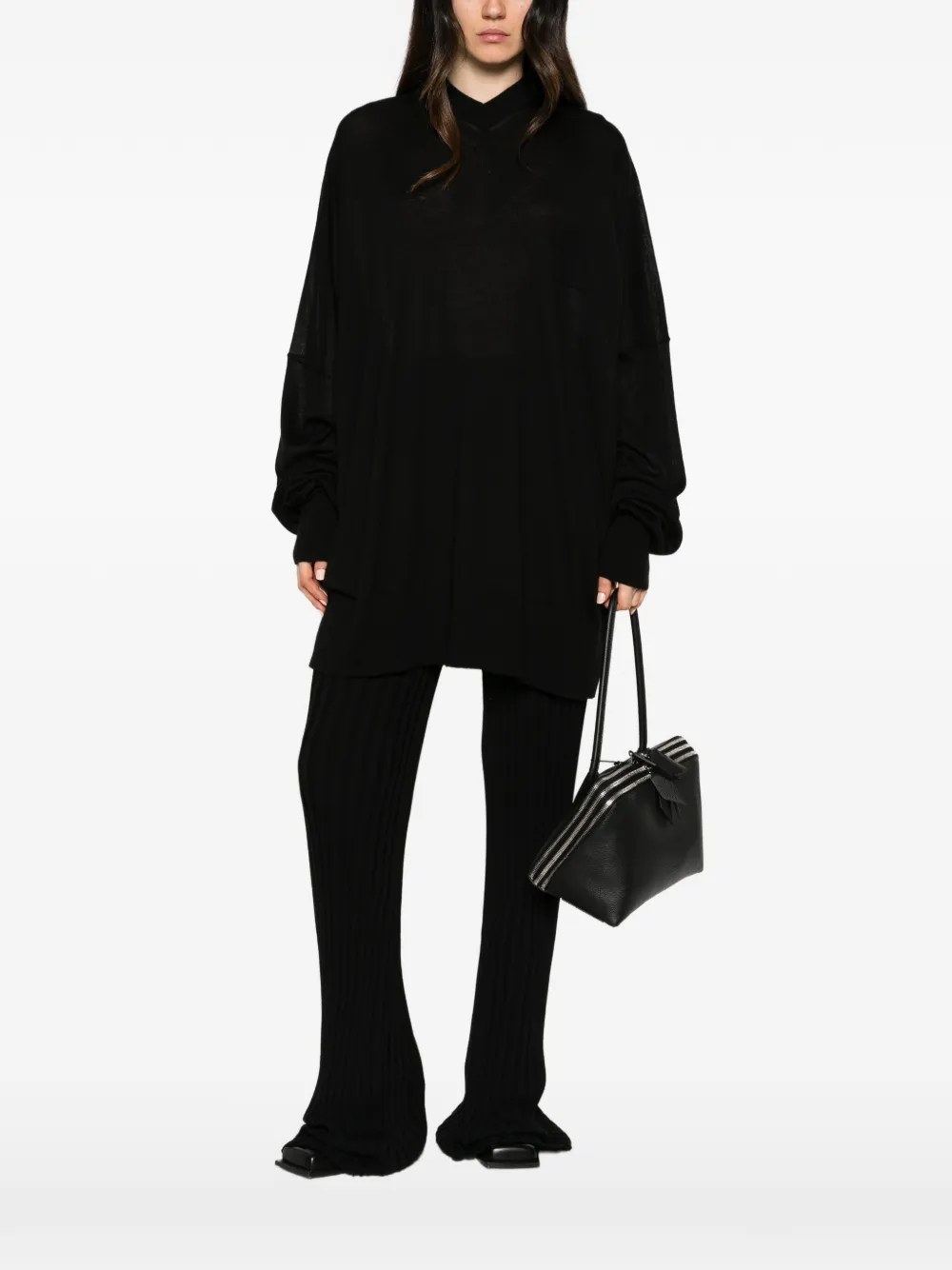 ROT The Transylvania sweater Zwart