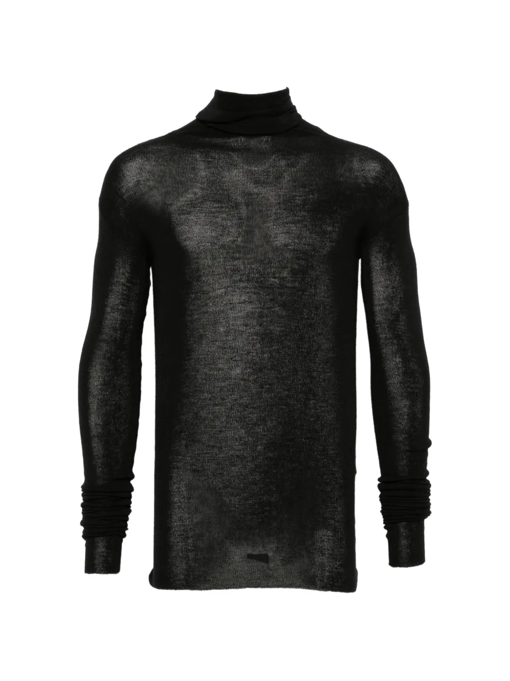 ROT The Not So Sartre button-back sweater Zwart