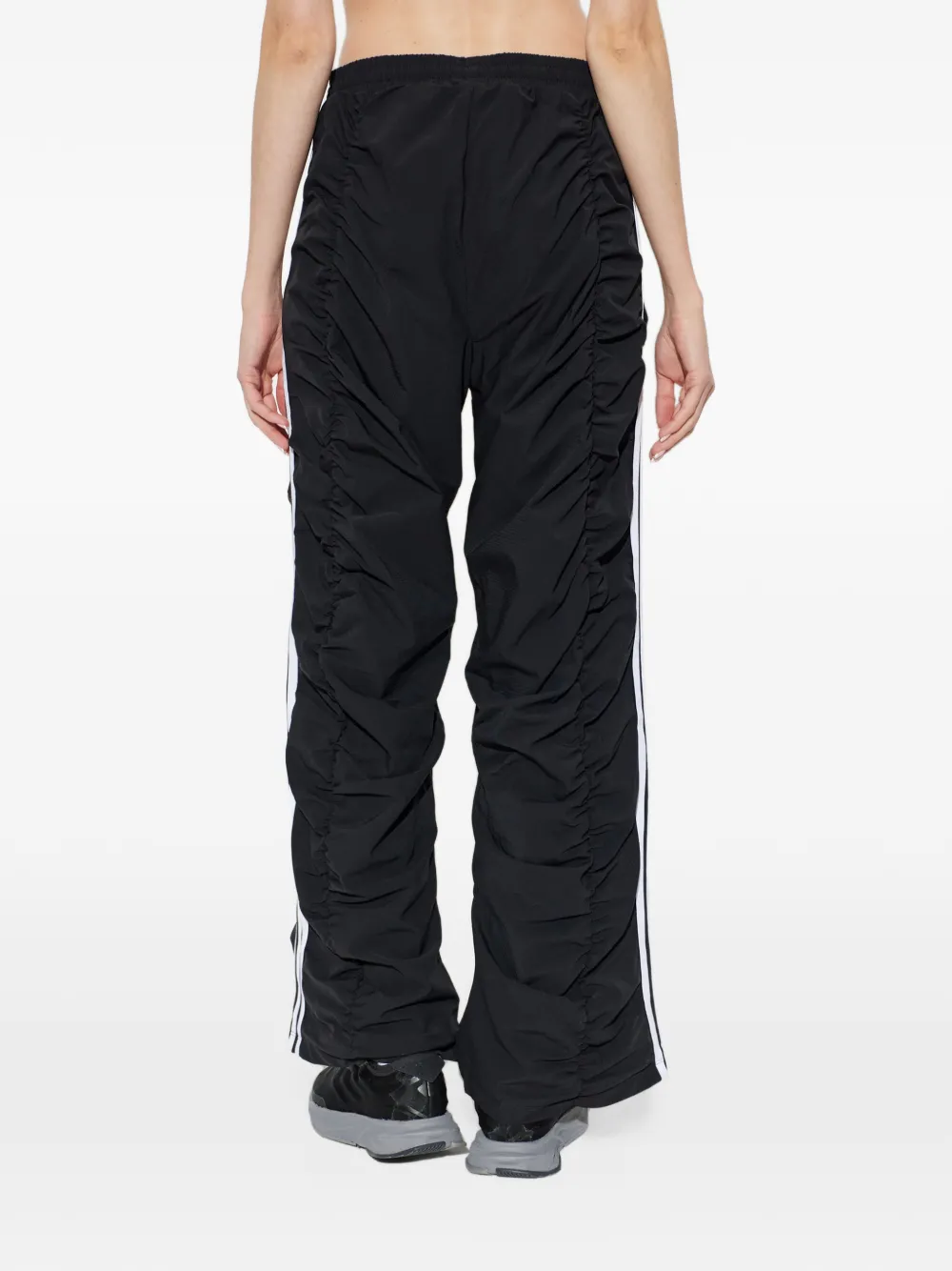 adidas Adilenium Season 6 ruffled track pants Zwart