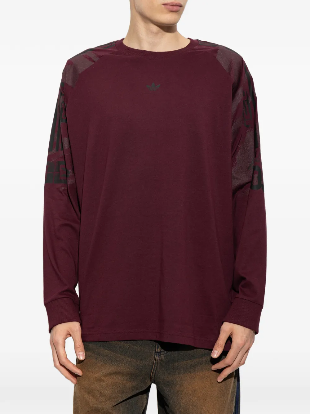 adidas Adilenium 6 long-sleeve T-shirt Rood