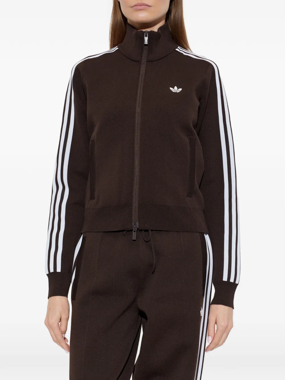 adidas side-stripe logo-embroidered sweatshirt Bruin