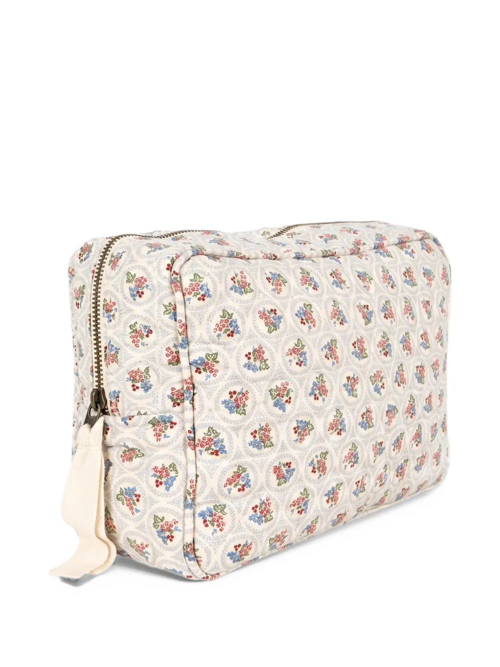 Konges Sløjd floral-motif cosmetic bag - Toni neutri