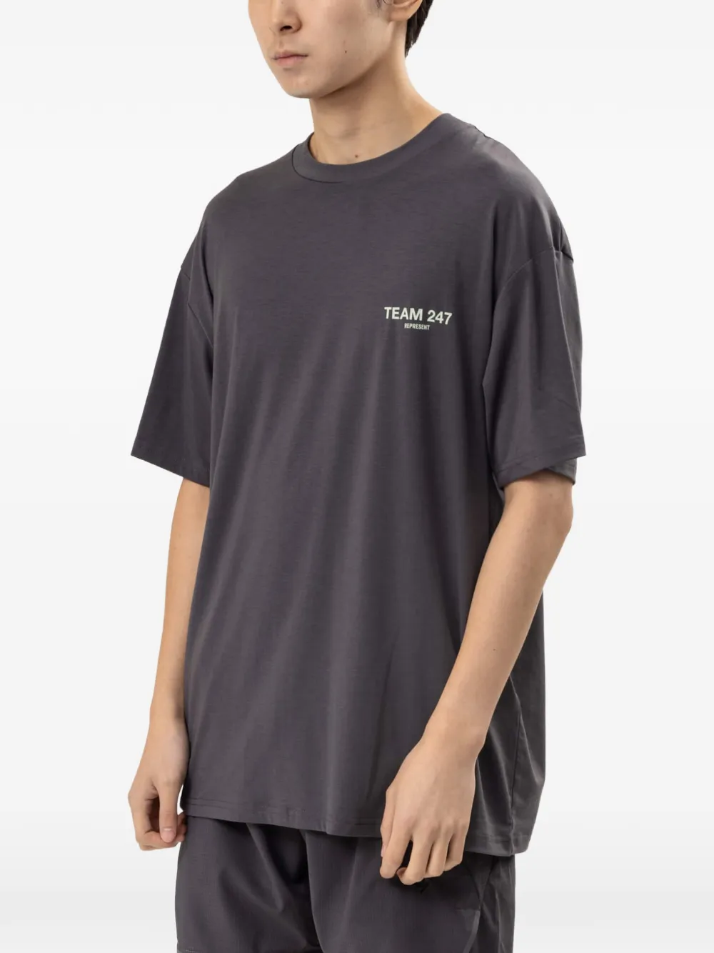 Represent 247 Team oversize T-shirt Grijs