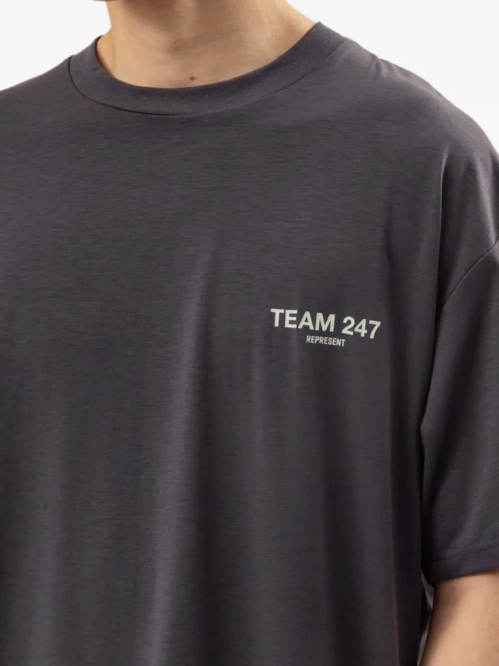 Represent 247 Team oversize T-shirt Grijs