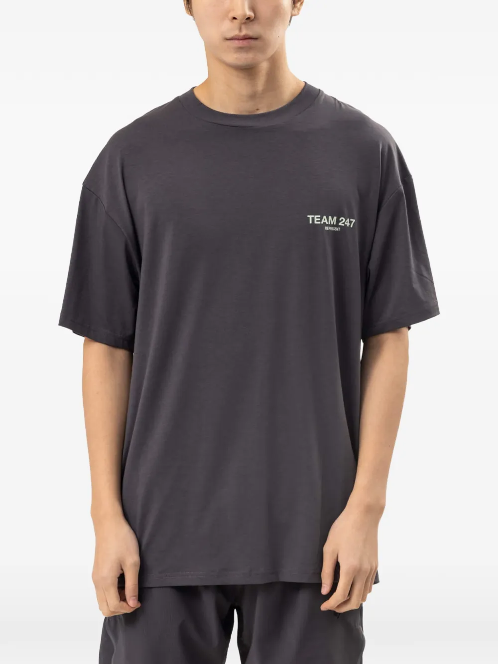 Represent 247 Team oversize T-shirt Grijs