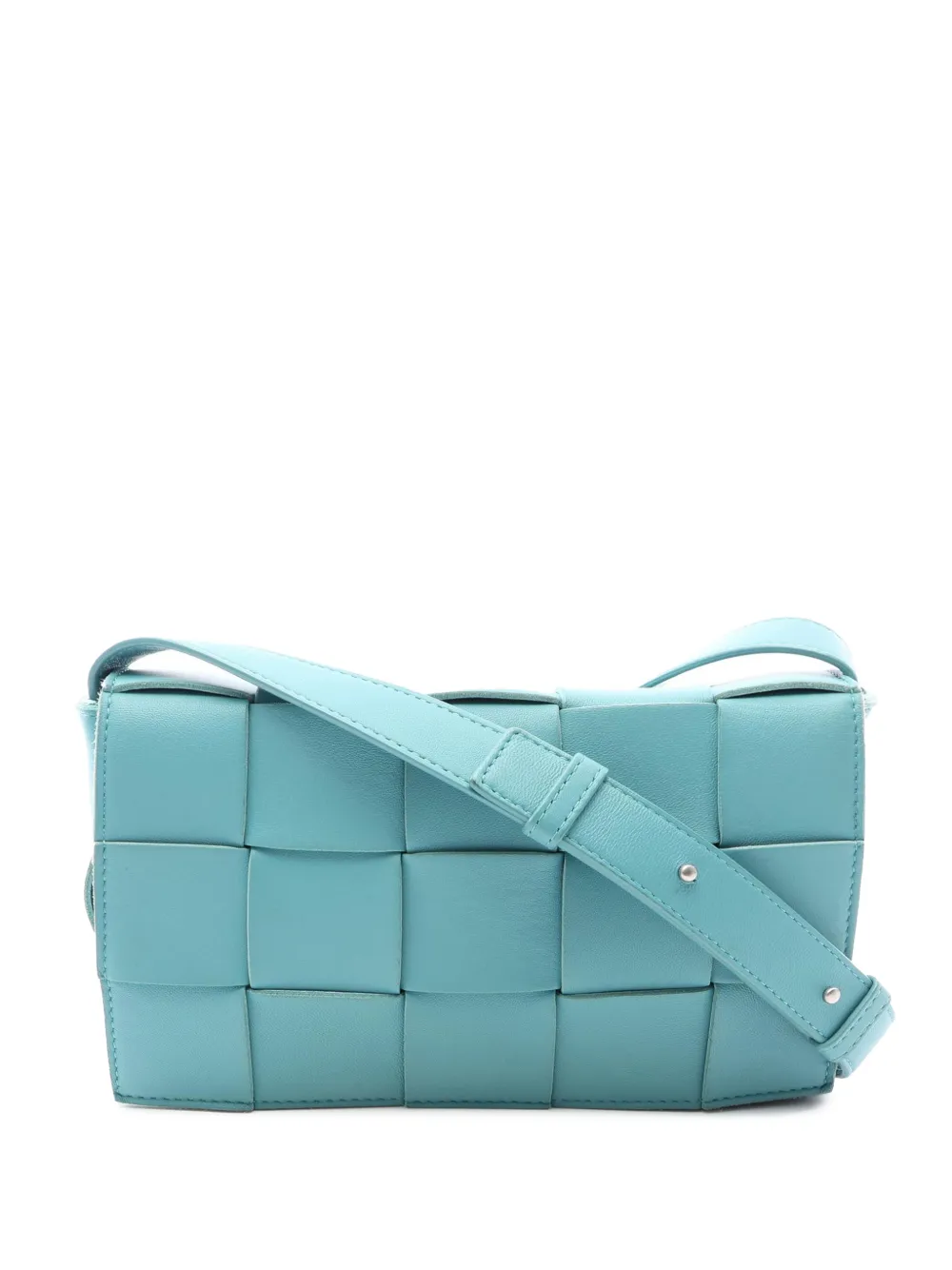 Bottega Veneta Pre-Owned 2012-2026 Nappa Intrecciato Cassette crossbody bag - Blau