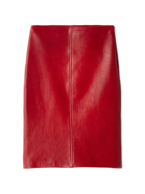 Miu Miu nappa-leather skirt