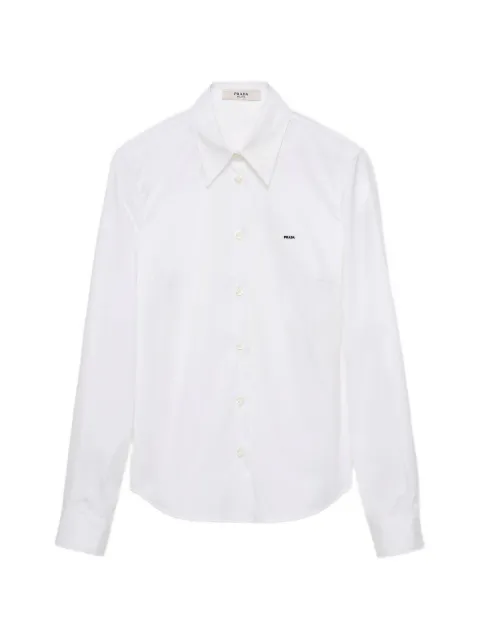 Prada chemise à boutonnière sur le devant