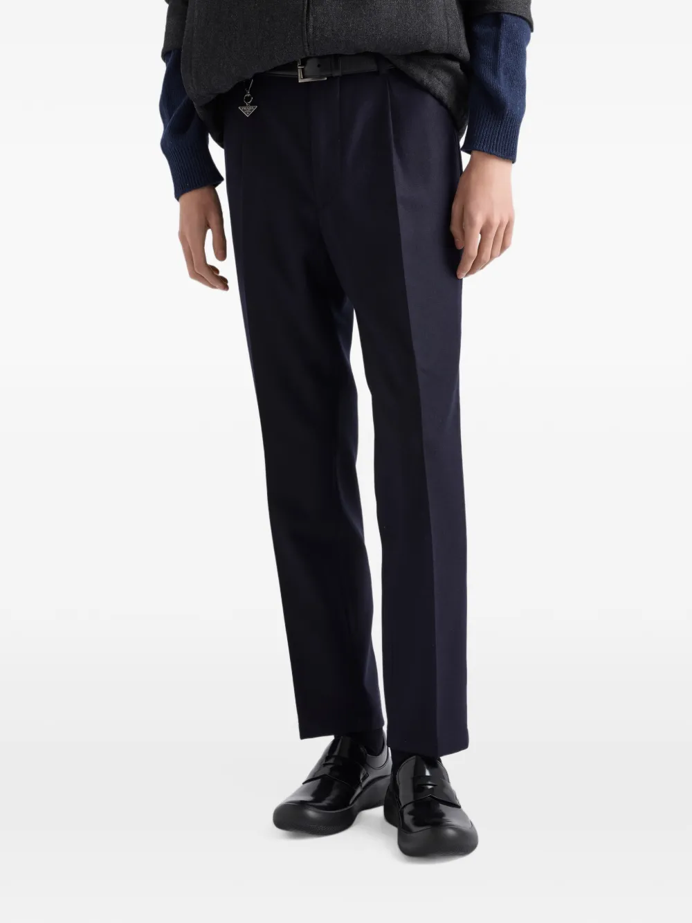 Prada Re-Wool pants Blauw