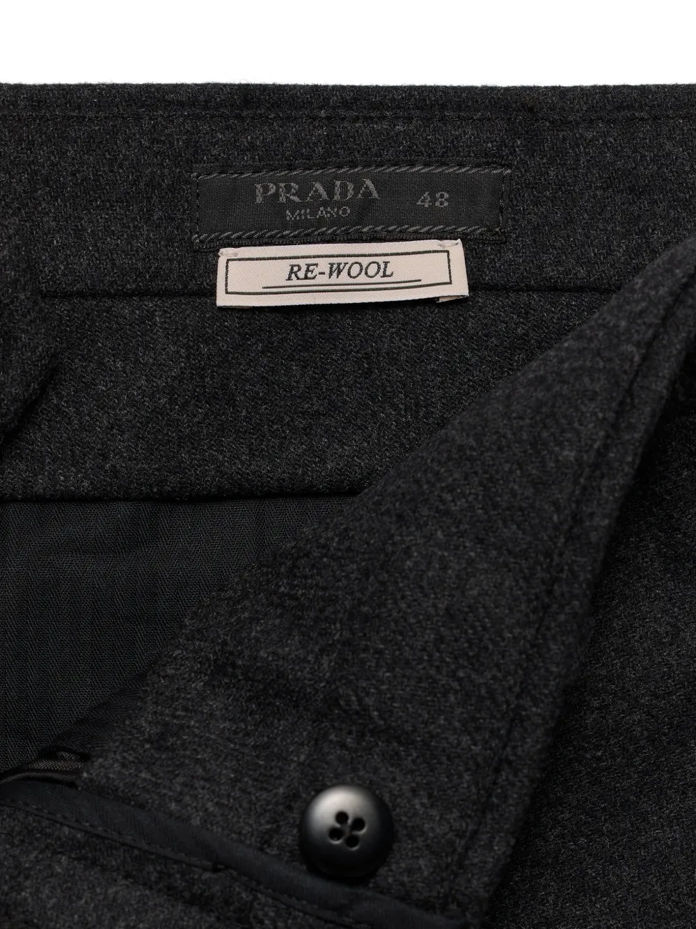 Prada Re-Wool pants Grijs