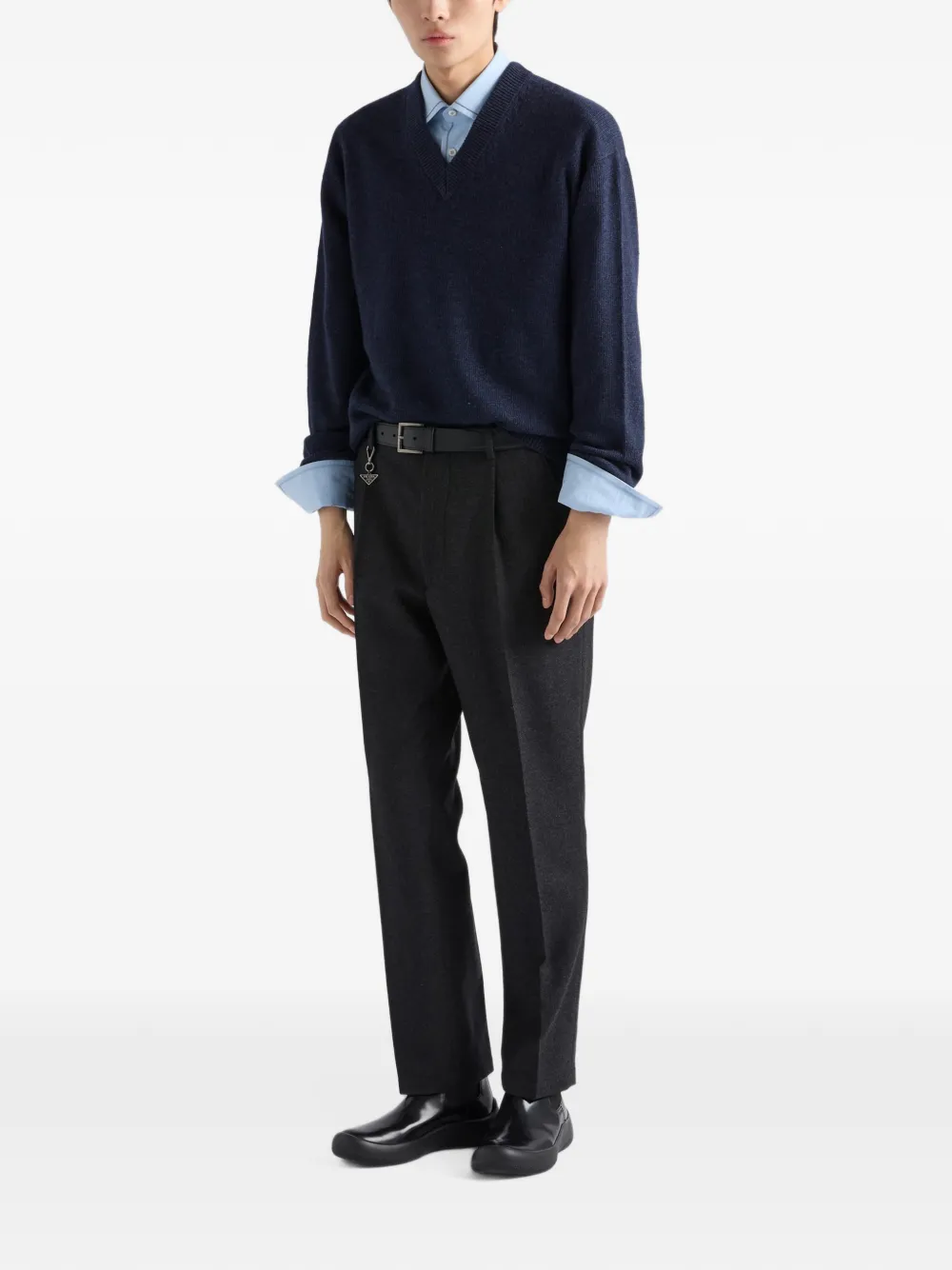 Prada Re-Wool pants Grijs
