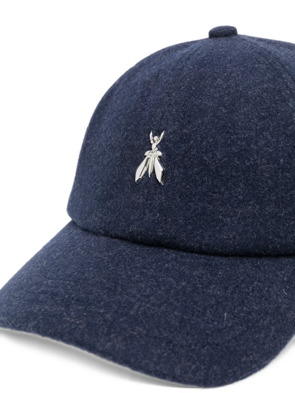 Patrizia Pepe Honkbalpet met logoplakkaat Blauw