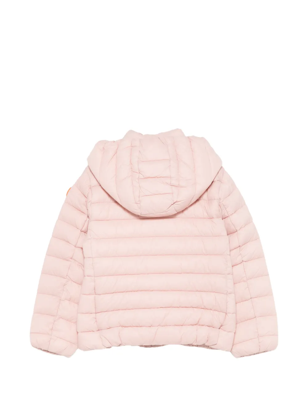 Save The Duck Kids quilted hooded jacket Roze