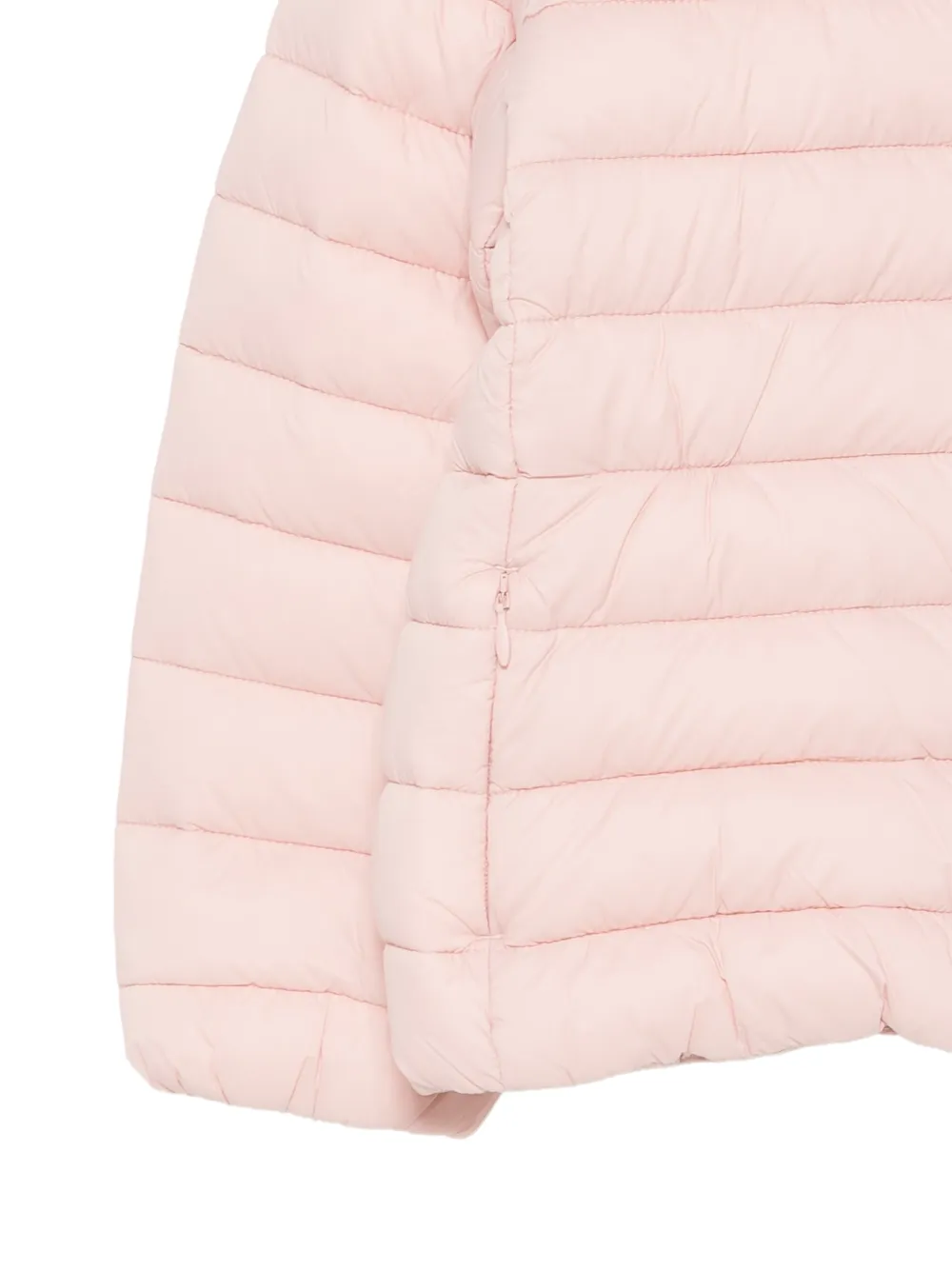 Save The Duck Kids quilted hooded jacket Roze