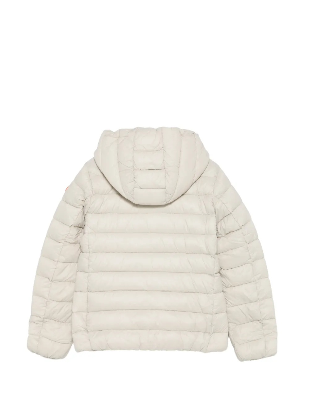 Save The Duck Kids quilted hooded jacket Beige