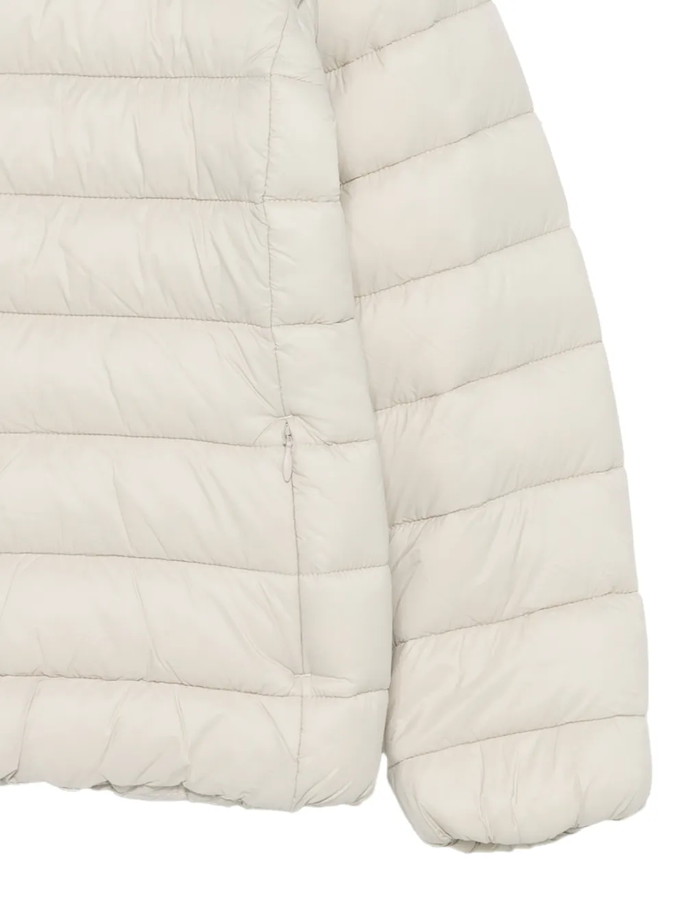 Save The Duck Kids quilted hooded jacket Beige