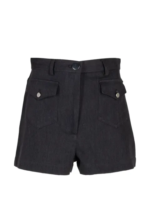 Matthew Bruch flap-pocket denim shorts