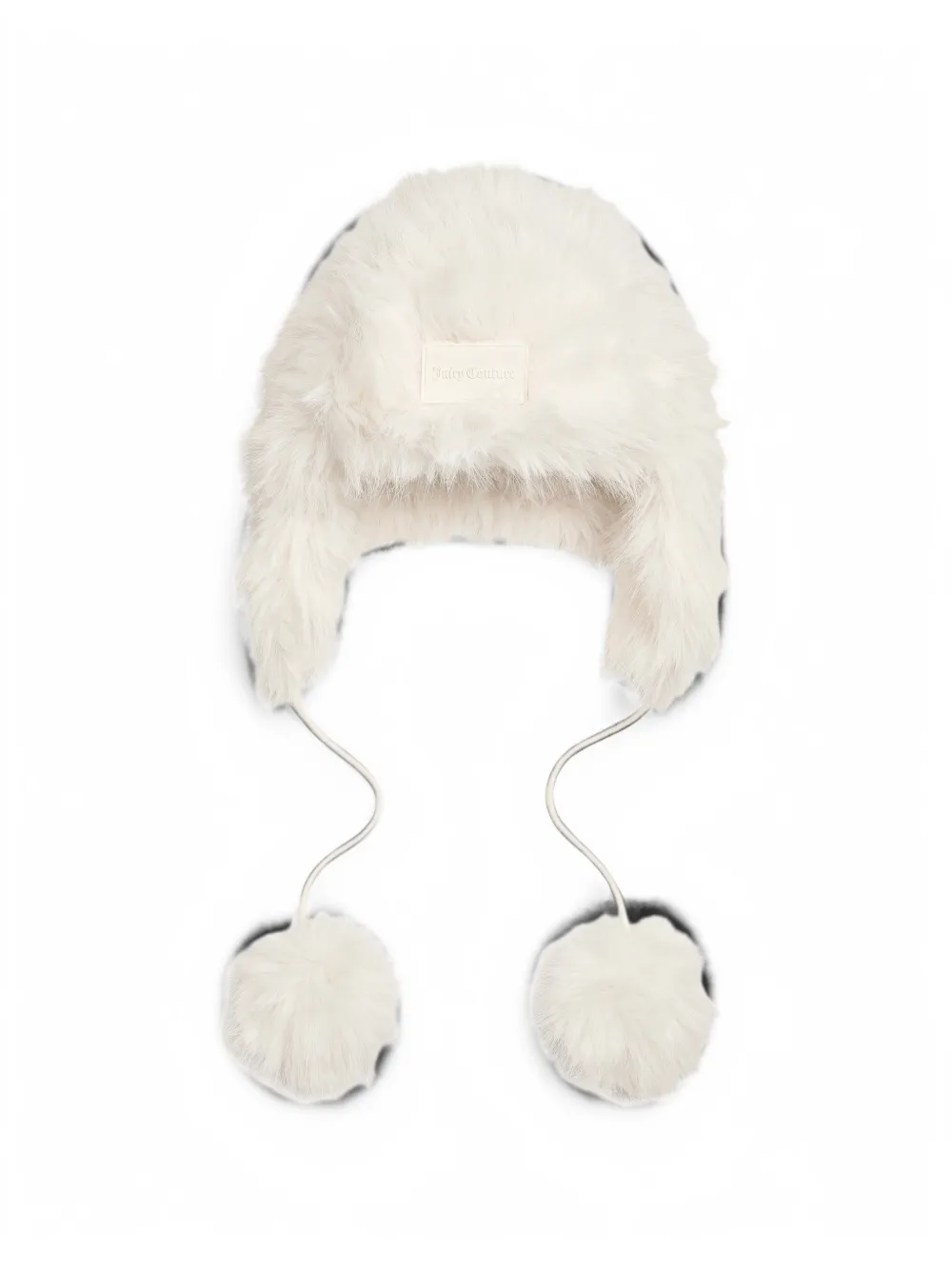 Juicy Couture Sugar long-pile trapper hat - Weiß