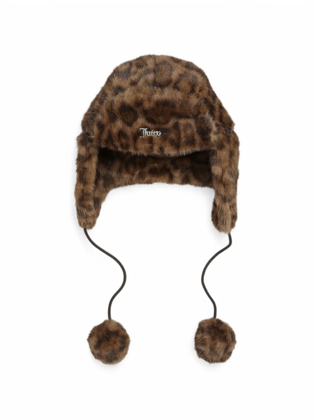 Juicy Couture leopard-print hat - Braun