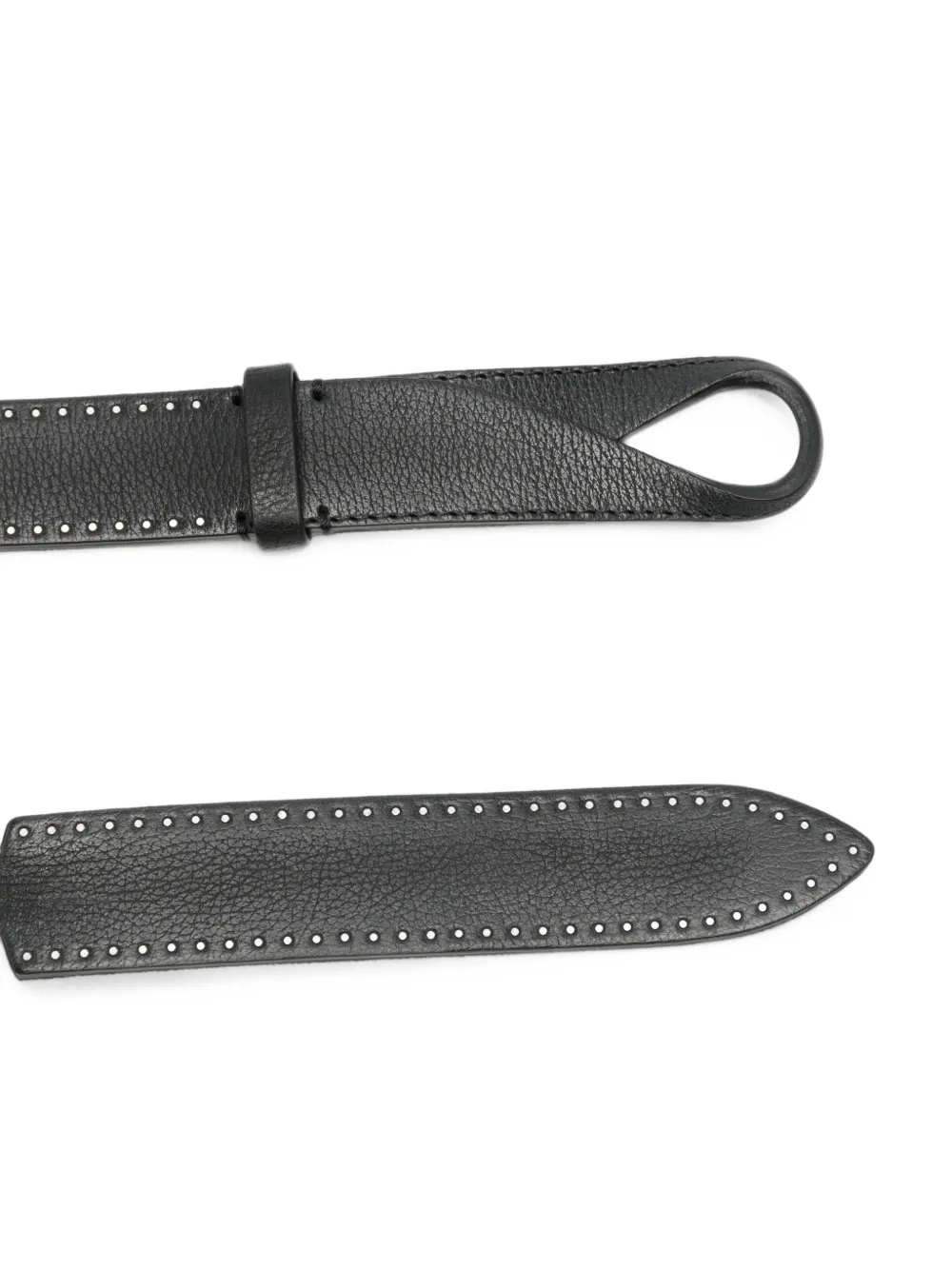 Orciani stud-embellished leather belt Zwart