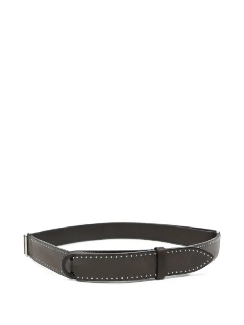 Orciani stud-embellished leather belt