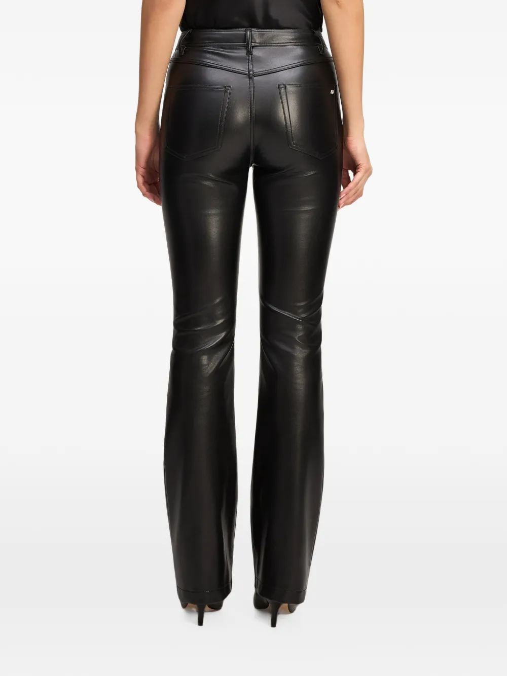 Cinq A Sept Stevie faux-leather trousers Zwart