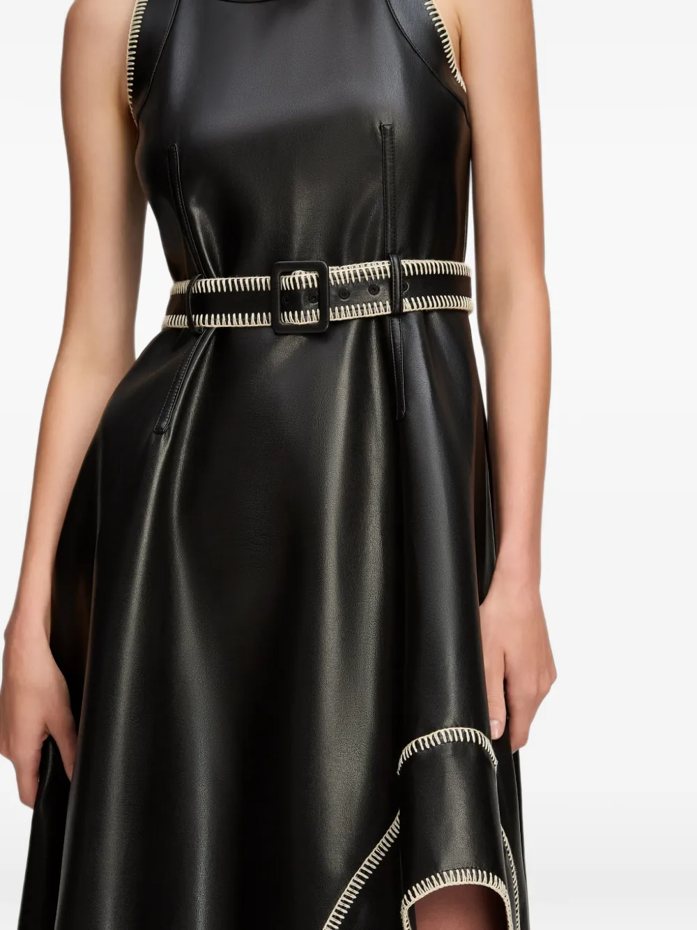 Cinq A Sept Zelda midi dress Zwart