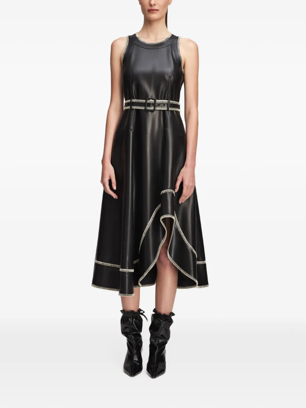 Cinq A Sept Zelda midi dress Zwart