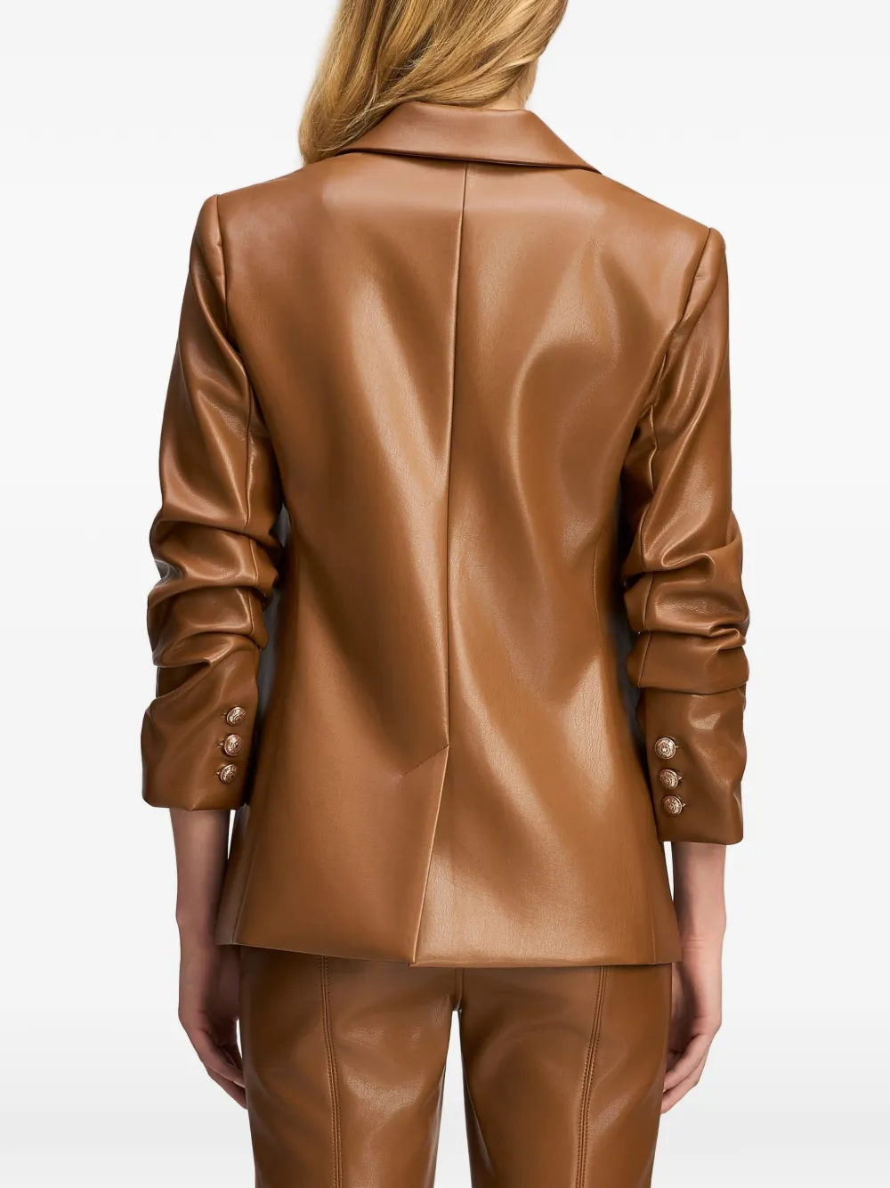 Cinq A Sept Kylie jack met mouwruches Bruin