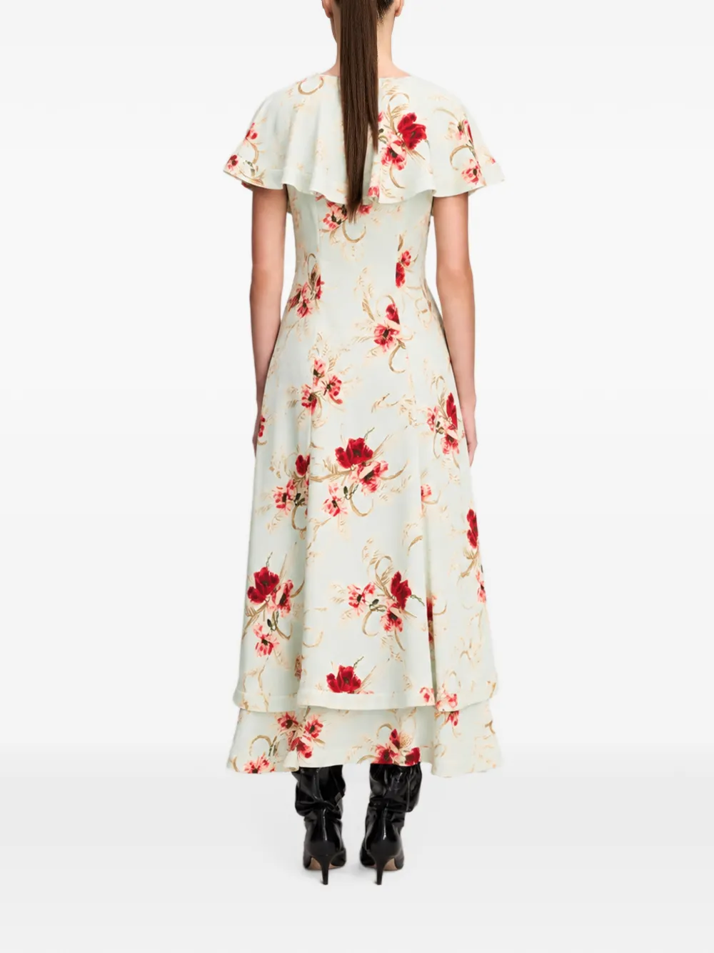 Cinq A Sept Antonetta midi dress Blauw