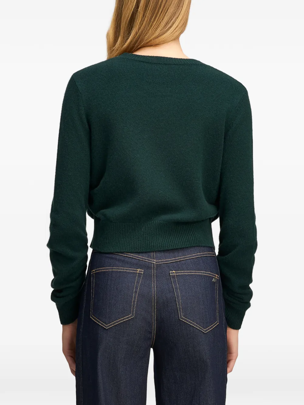 Cinq A Sept Birdie cashmere sweater Groen