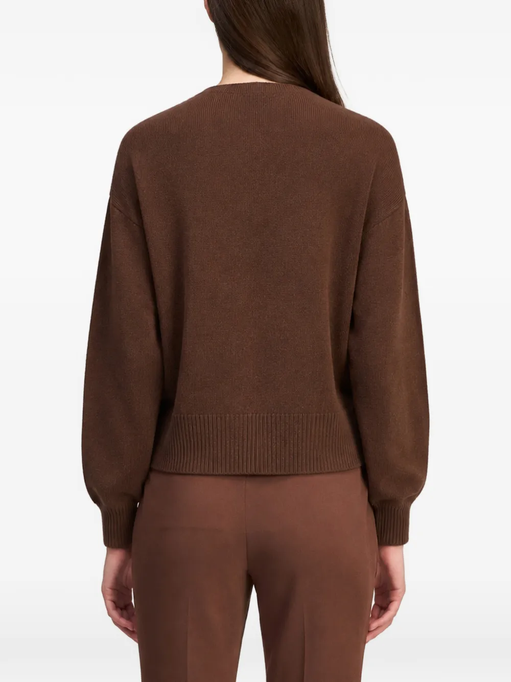 Cinq A Sept Kavita rhinestone-embellished cashmere cardigan Bruin