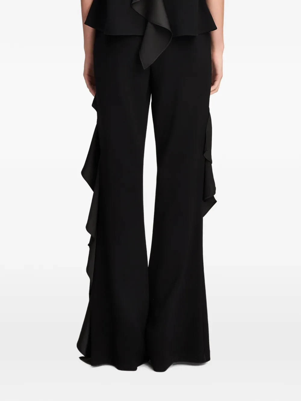 Cinq A Sept Selah ruffled trousers Zwart