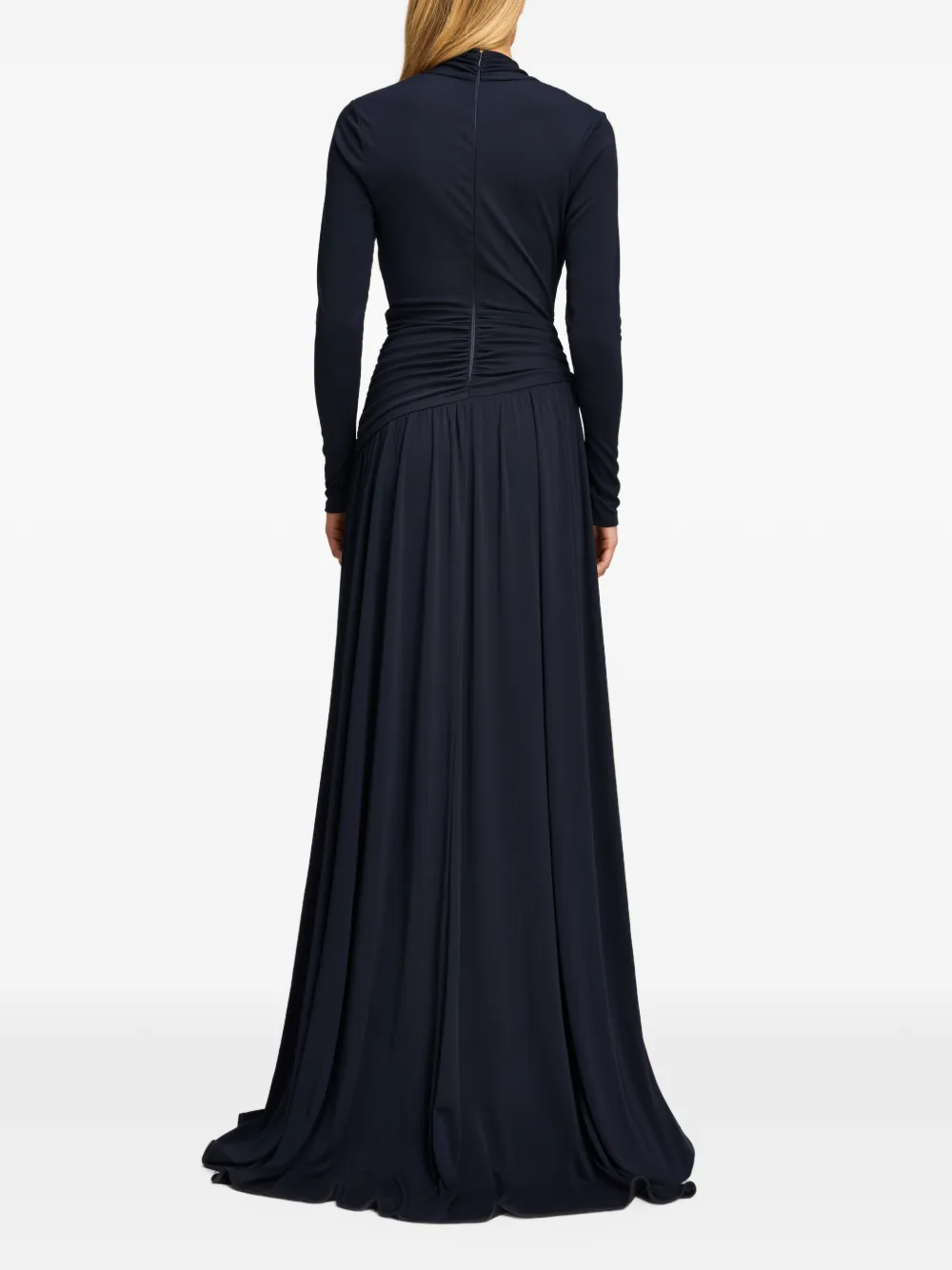 Cinq A Sept Zaviana knotted maxi dress Blauw