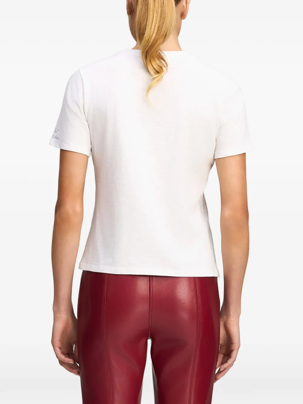 Cinq A Sept Heatset All You Need Is Amour T-shirt Wit
