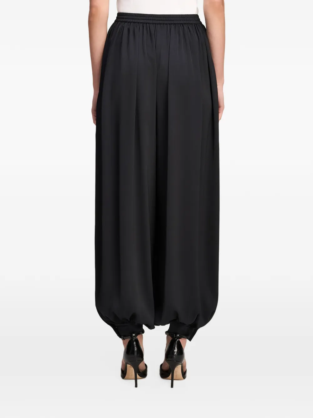 Cinq A Sept Esme satin trousers Zwart