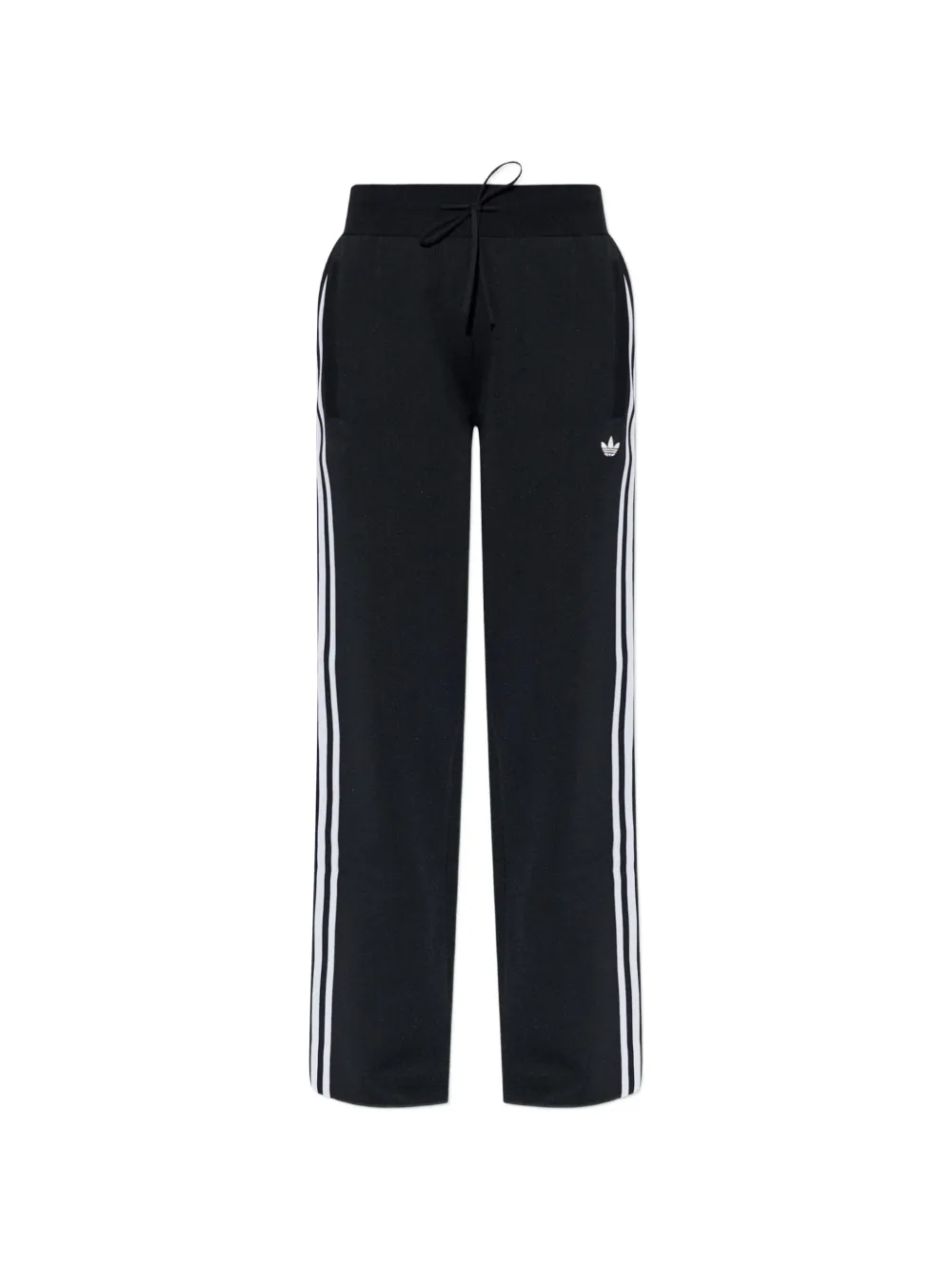 adidas logo-embroidered side-stripe track pants - Schwarz