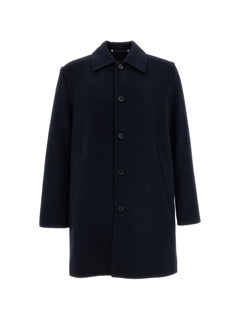 Paul Smith single-breasted spread-collar coat - Blu