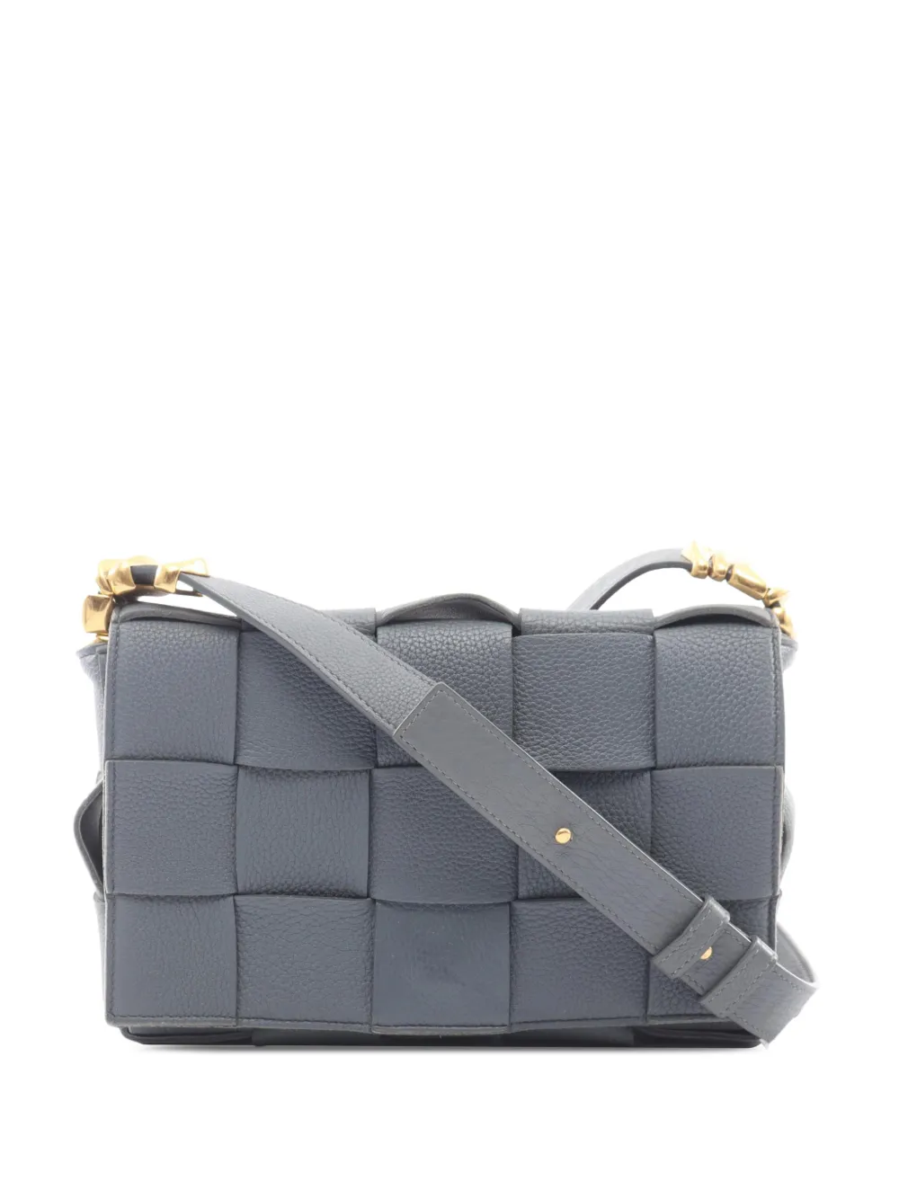 Bottega Veneta Pre-Owned 2012-2026 Nappa Intrecciato Padded Cassette crossbody bag - Grau