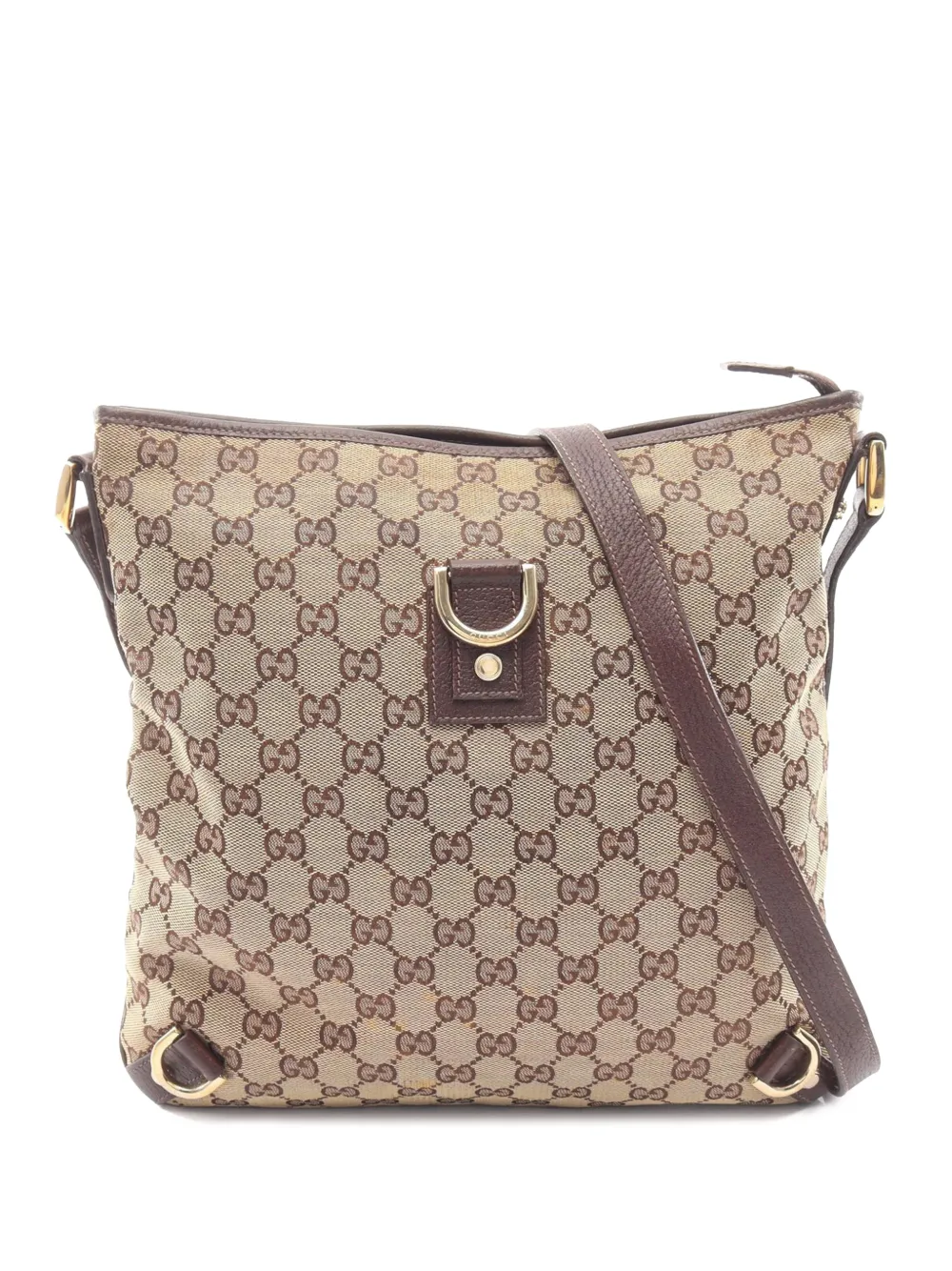 Gucci Pre-Owned 2000-2015 GG Canvas Abbey D Ring crossbody bag - Neutrals
