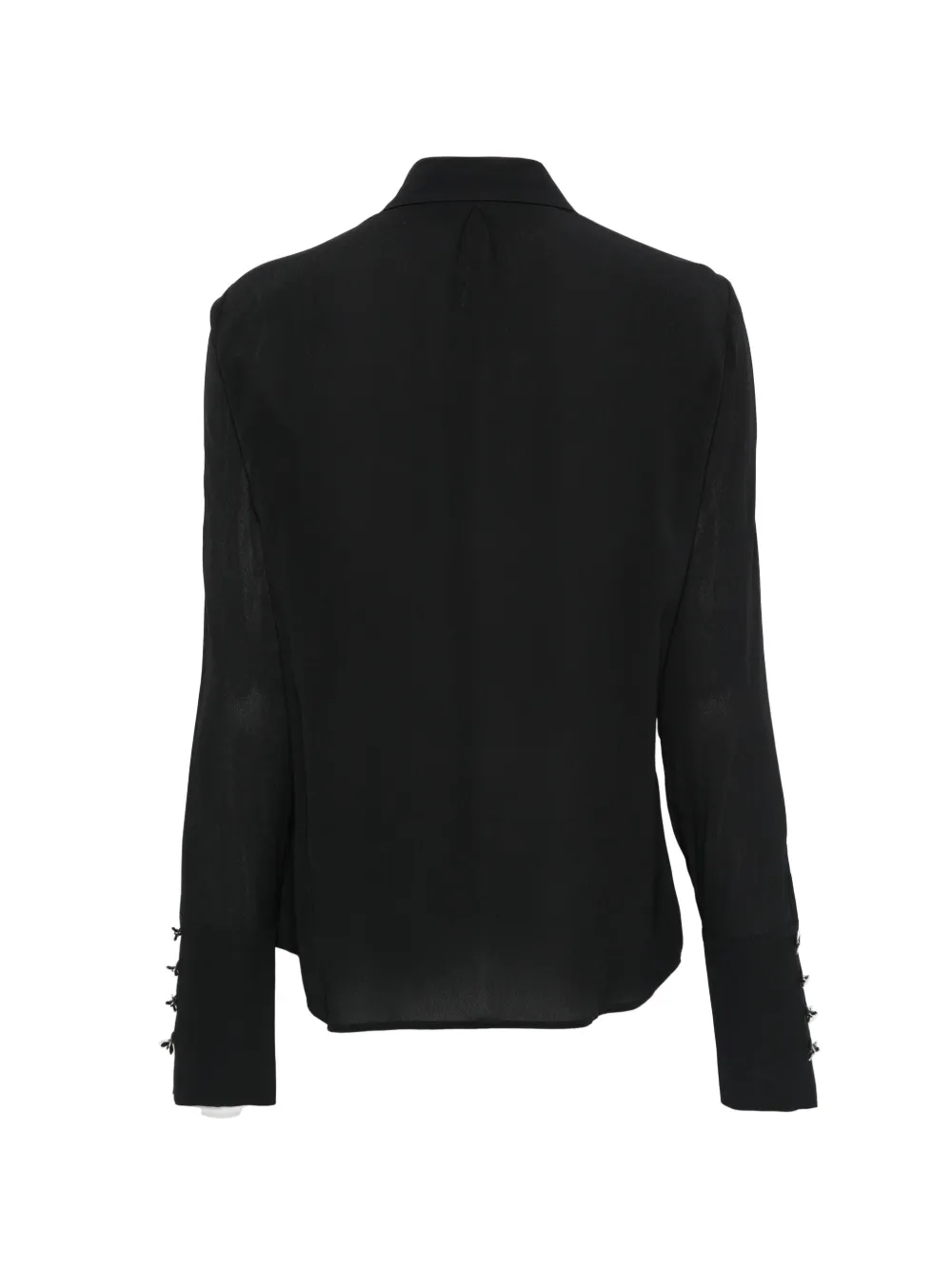 Patrizia Pepe button-cuff shirt Zwart